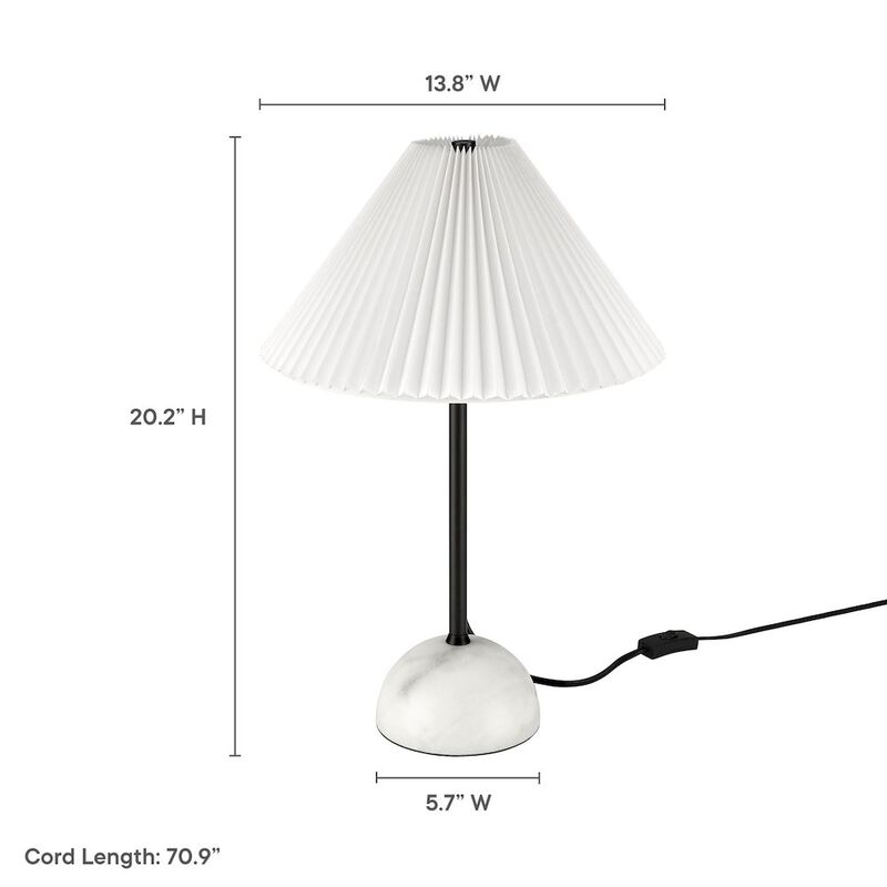 Illusion Marble Dome Table Lamp image number 1
