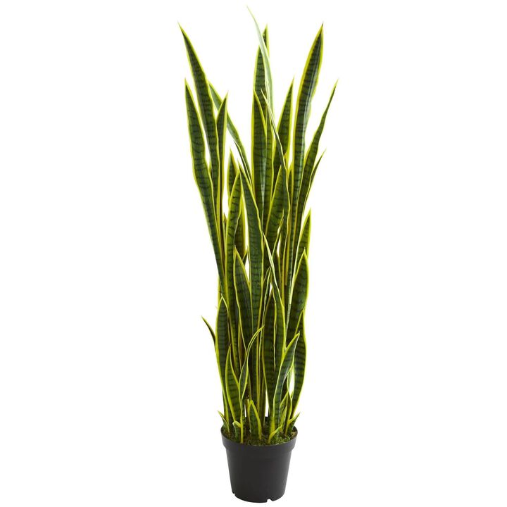 Nearly Natural 5-ft Sansevieria Artificial Plant