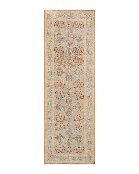 Mogul, One-of-a-Kind Hand-Knotted Area Rug  - Brown, 3' 0" x 9' 1"