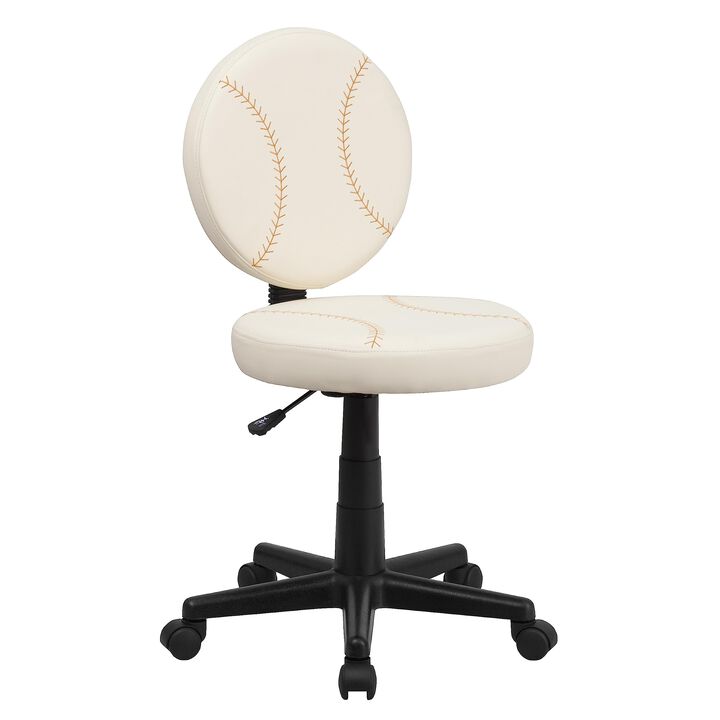 Flash Furniture Jonathan Baseball Swivel Task Office Chair