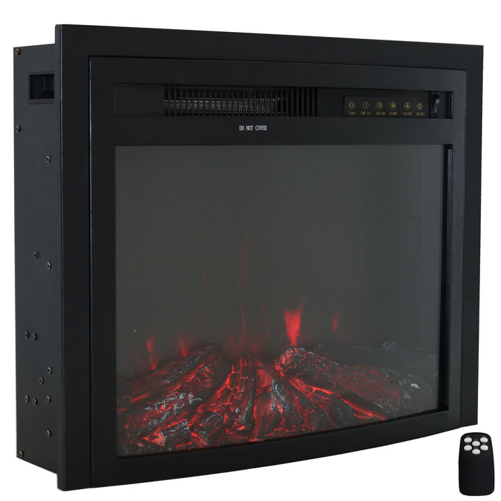 Sunnydaze 23 in Contemporary Comfort Indoor Electric Fireplace Insert