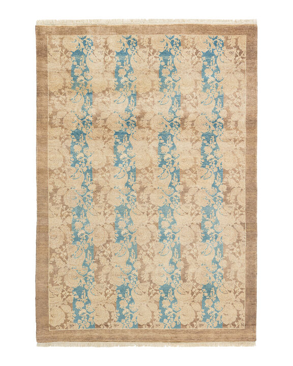 Mogul, One-of-a-Kind Hand-Knotted Area Rug  - Brown, 4' 1" x 5' 10"