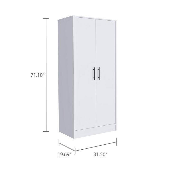 Conway Rectangle Armoire White