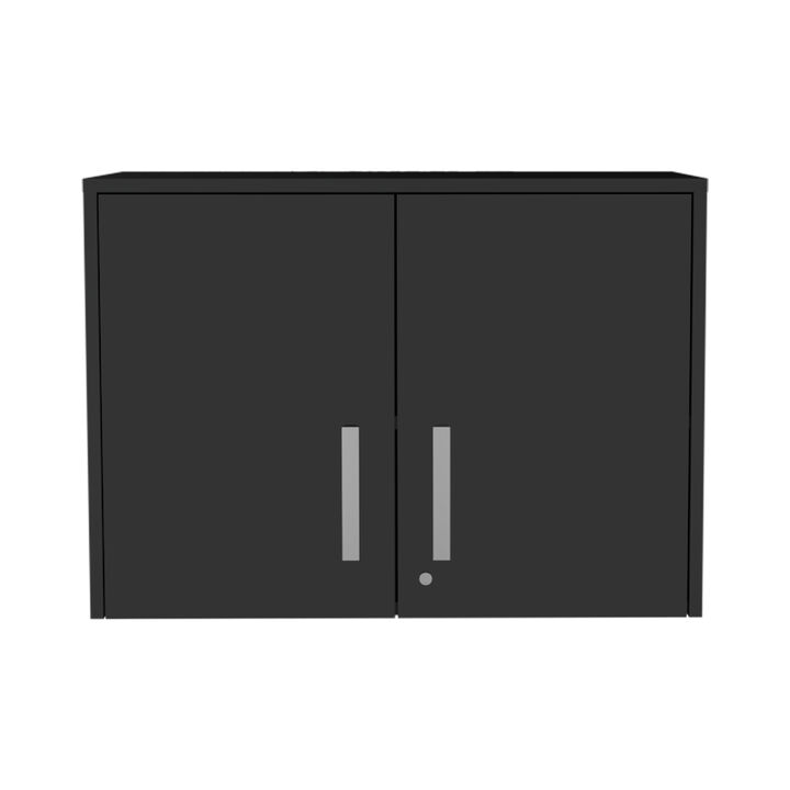 DEPOT E-SHOP Danbury Storage Cabinet-Wall Cabinet, Black