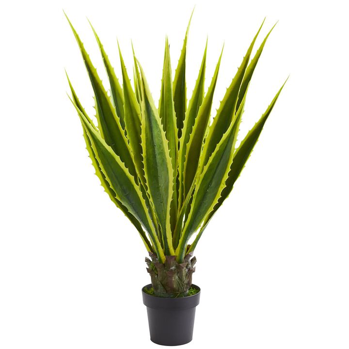 Nearly Natural 3.5-in Agave Artificial Plant