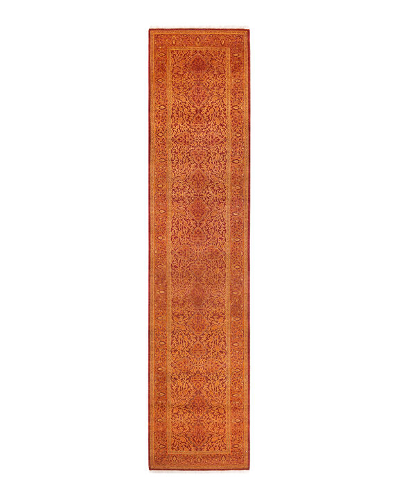 Mogul, One-of-a-Kind Hand-Knotted Area Rug  - Orange, 2' 8" x 11' 9"