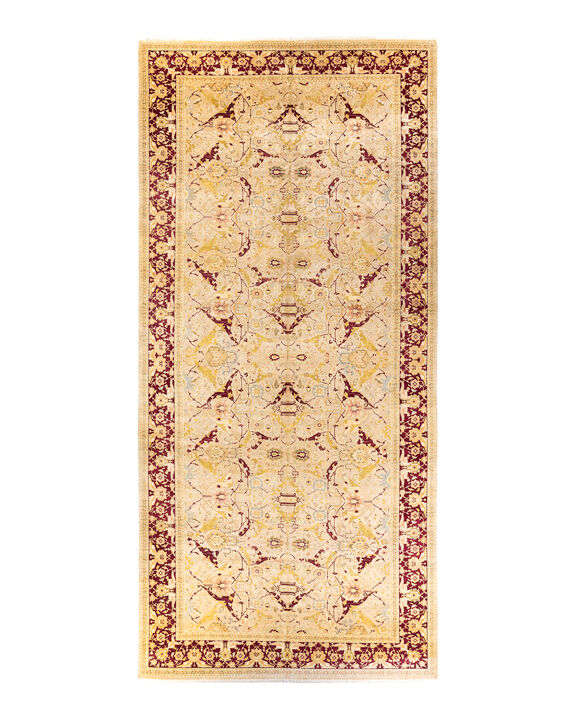 Mogul, One-of-a-Kind Hand-Knotted Area Rug  - Yellow, 8' 0" x 16' 10"
