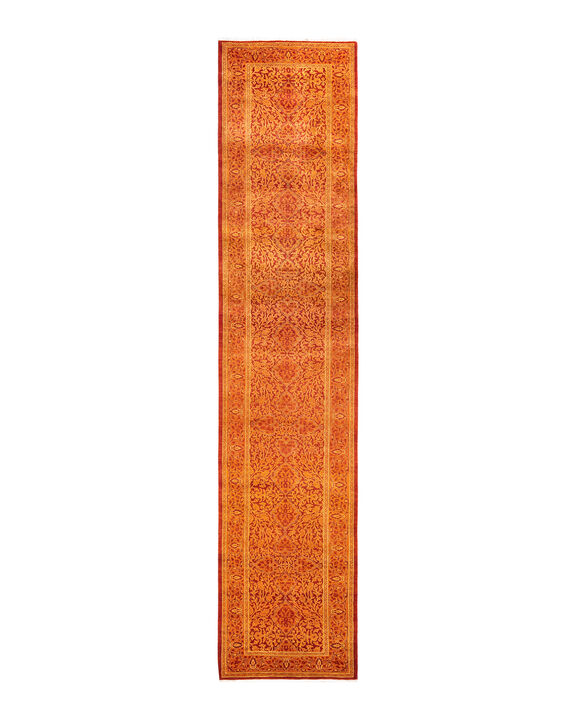 Mogul, One-of-a-Kind Hand-Knotted Area Rug  - Orange, 2' 9" x 13' 4"
