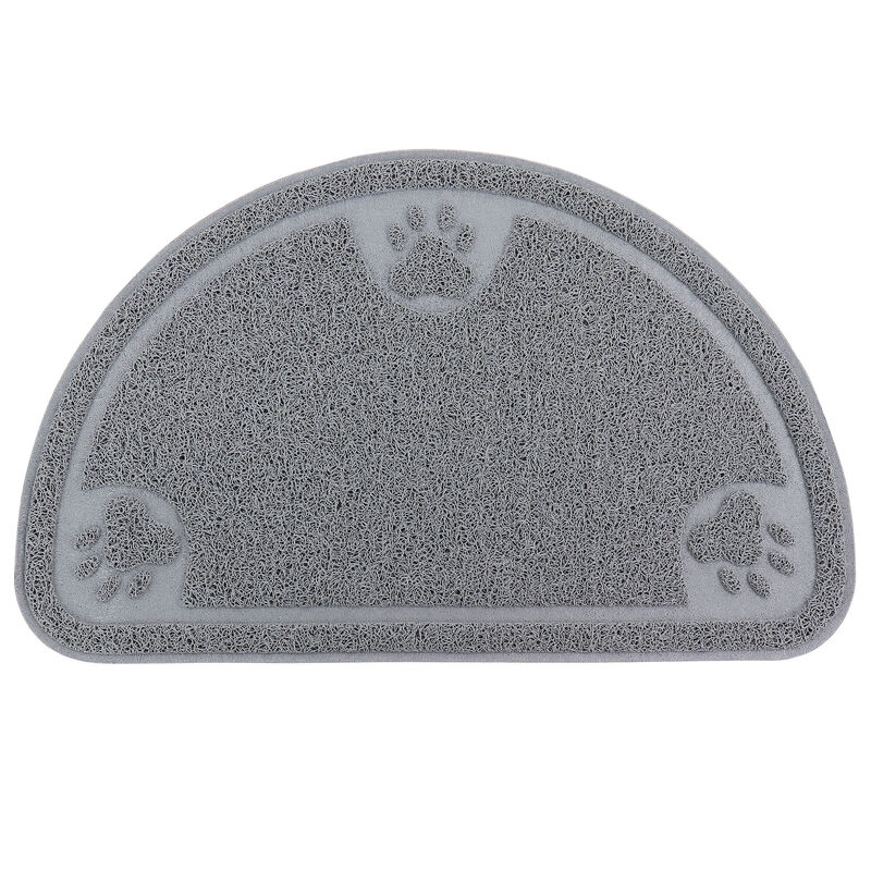 Gibson Home Pet Elements 14.2 x 23.6 Inch Paw Print Placemat in Grey