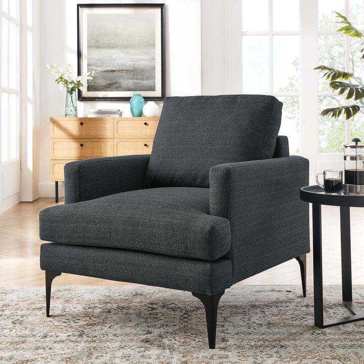 Evermore Upholstered Fabric Armchair
