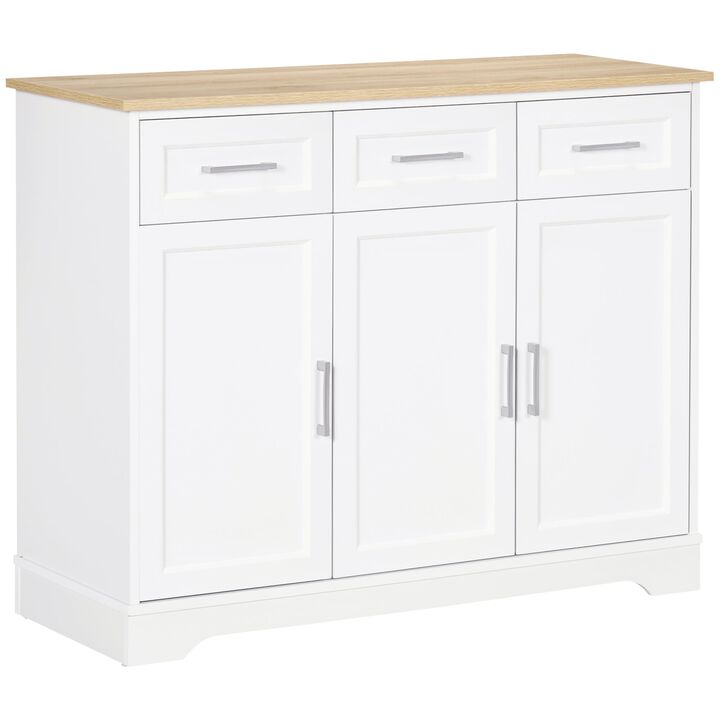 Modern Kitchen Sideboard Buffet Cabinet with Storage, Kitchen Island Dining Room Cabinet Living Room Furniture