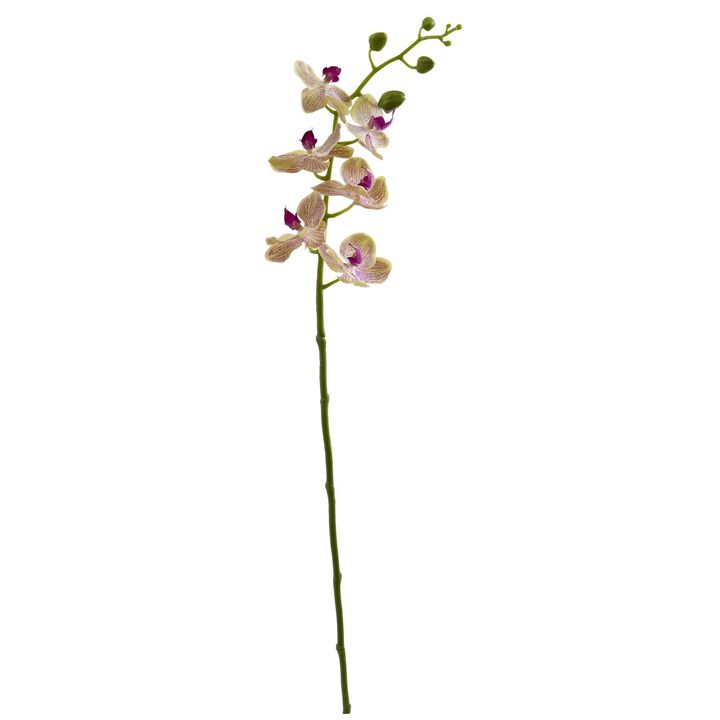 Nearly Natural 29-in Phalaenopsis Orchid Artificial Flower (Set of 4)