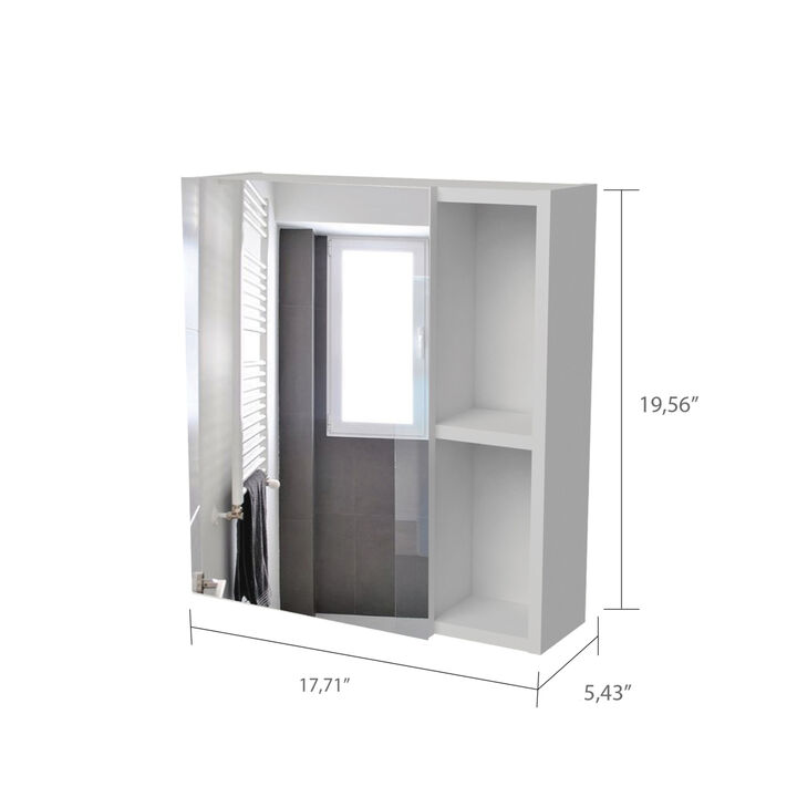 Labelle Mirror Cabinet -White