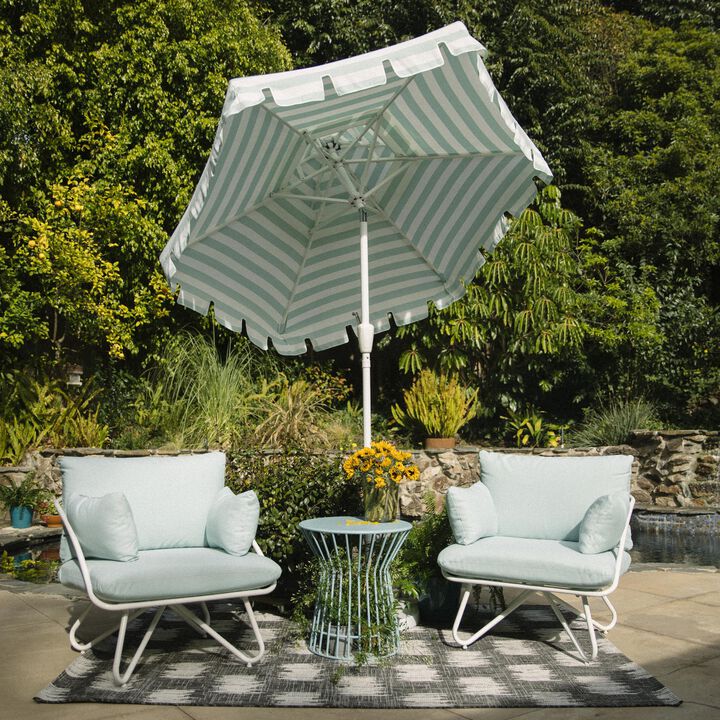 Poolside Gossip, Teddi Outdoor Lounge Chairs, 2-Pack