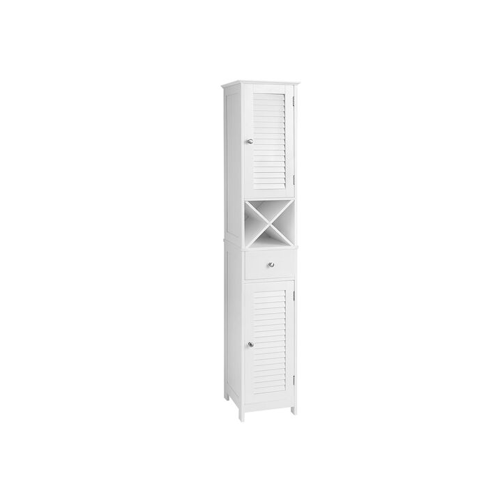 BreeBe Freestanding Storage Cabinet White