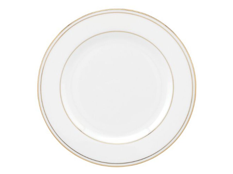 Lenox Federal Gold Bread Plate, Butter, White