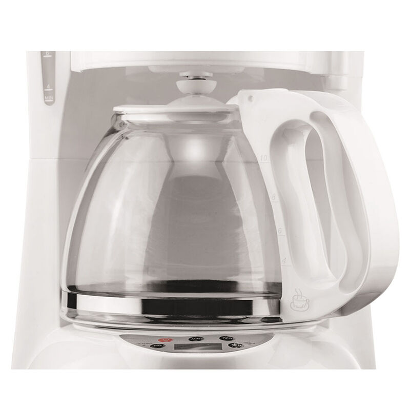 Brentwood 12-Cup Digital Coffee Maker in White