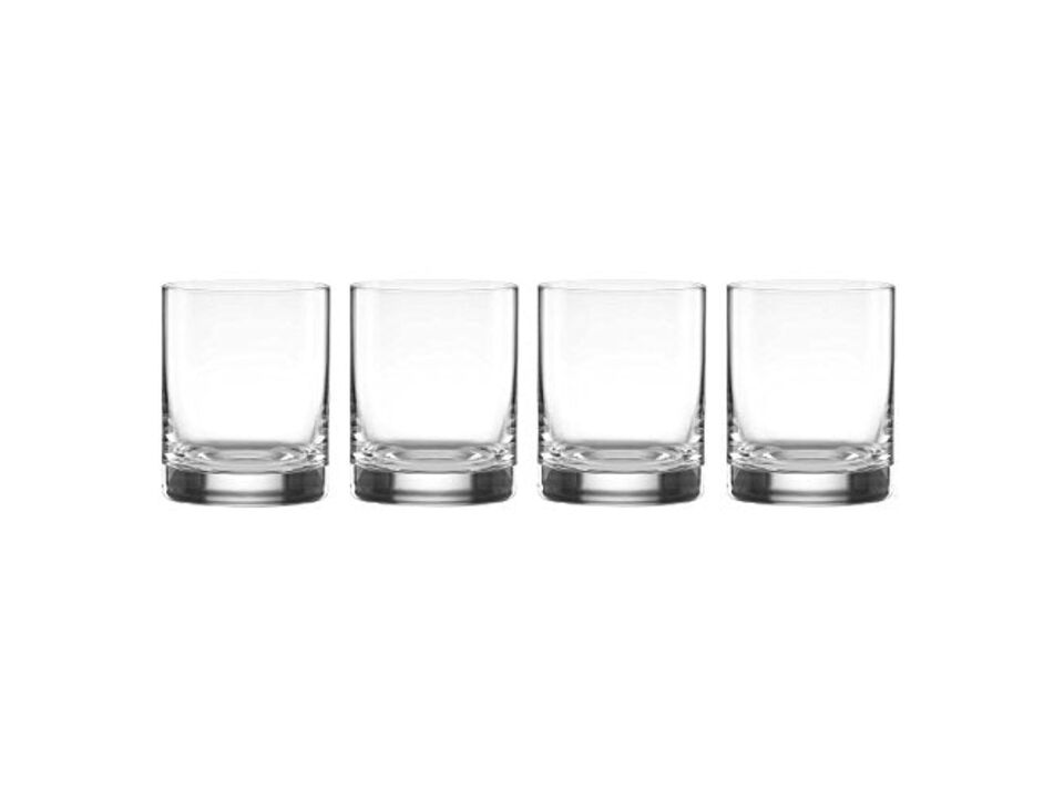 Lenox Tuscany Classics Cylinder Double Old Fashioned Glass, Clear 13 oz Set of 4