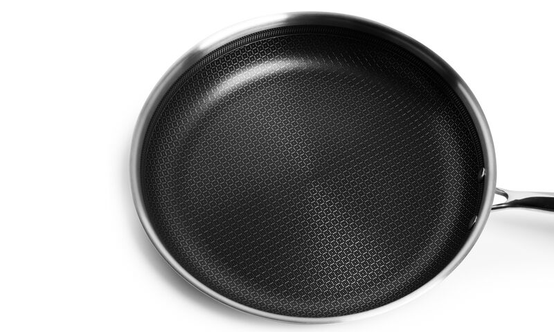 Tri-ply Stainless Steel Diamond Nonstick 12 in. Frying Pan