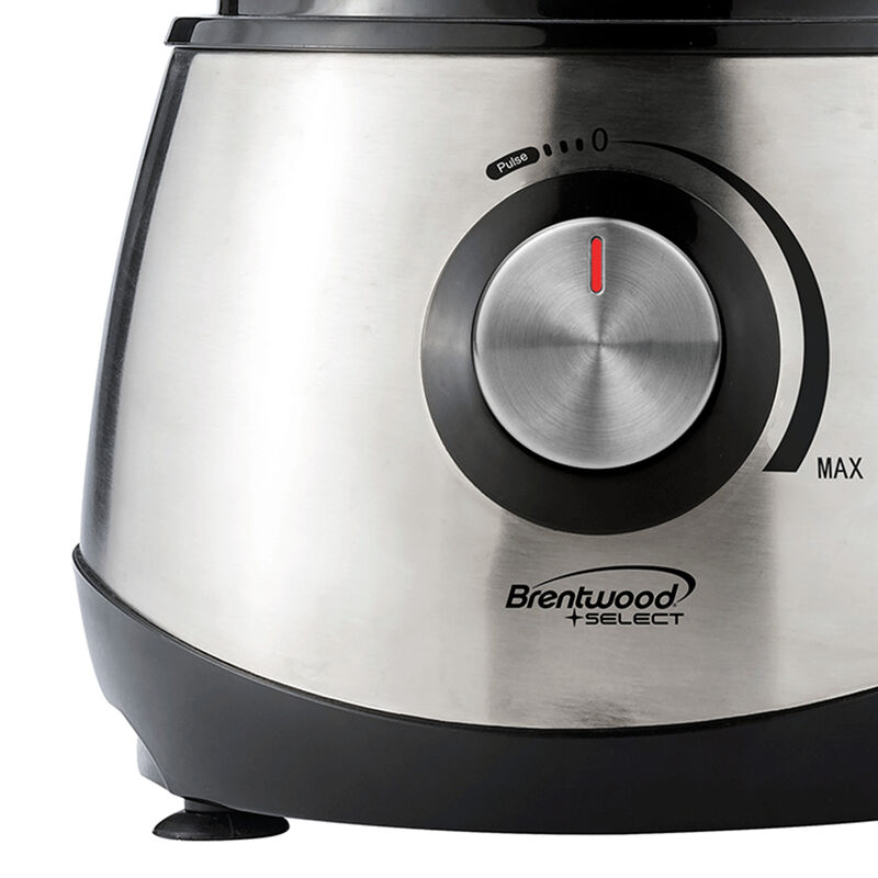 Brentwood Select 8-Cup Food Processor, Stainless Steel