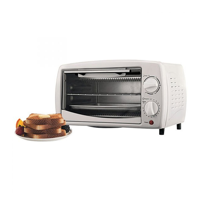 Brentwood 9-Liter (4 Slice) Toaster Oven Broiler (White)