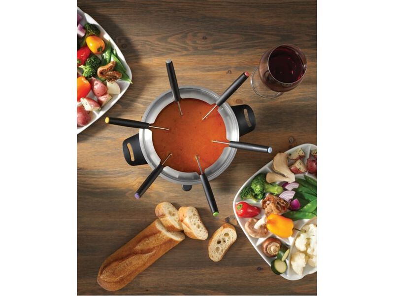 Starfrit - 3-in-1 Fondue Set, 1.6L Capacity, 12 Pieces, Stainless Steel