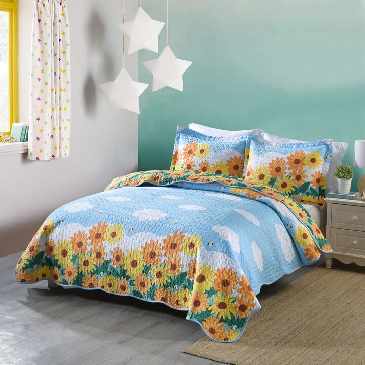 MarCielo Kids Cotton Quilt Bedspread Set TYH.