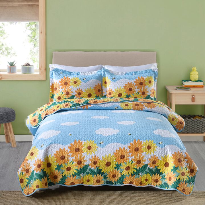 MarCielo Kids Cotton Quilt Bedspread Set TYH.