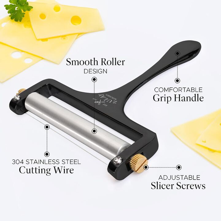 Adjustable Hand Held Cheese Cutter with 2 Extra Wires