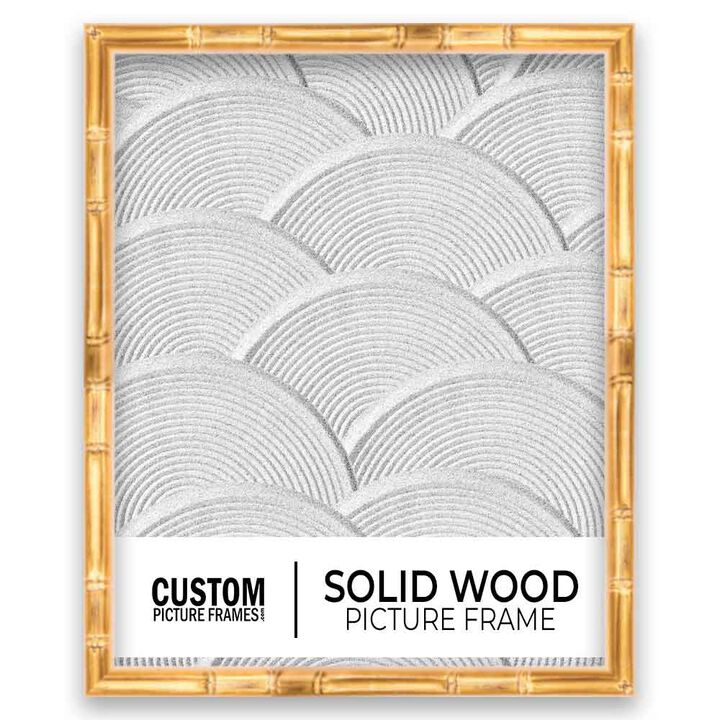Gold Bamboo Picture Frame