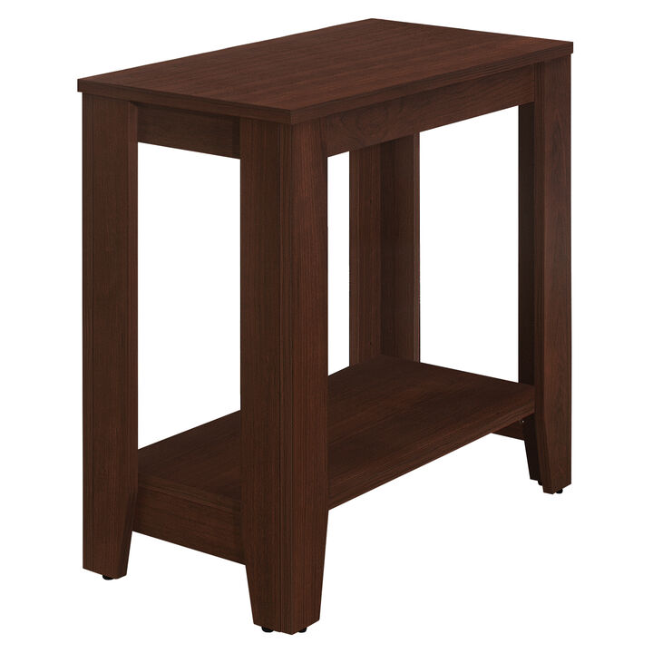 Monarch Specialties I 3148 Accent Table, Side, End, Nightstand, Lamp, Living Room, Bedroom, Laminate, Brown, Transitional