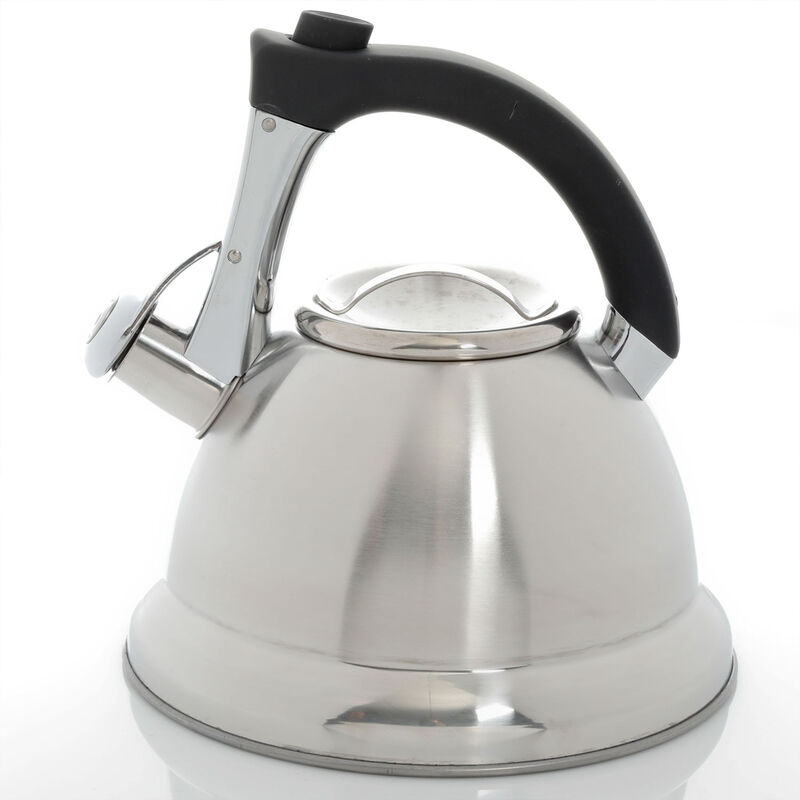 Mr Coffee Collinsbrook 2.4 Quart Stainless Steel Whistling Tea Kettle