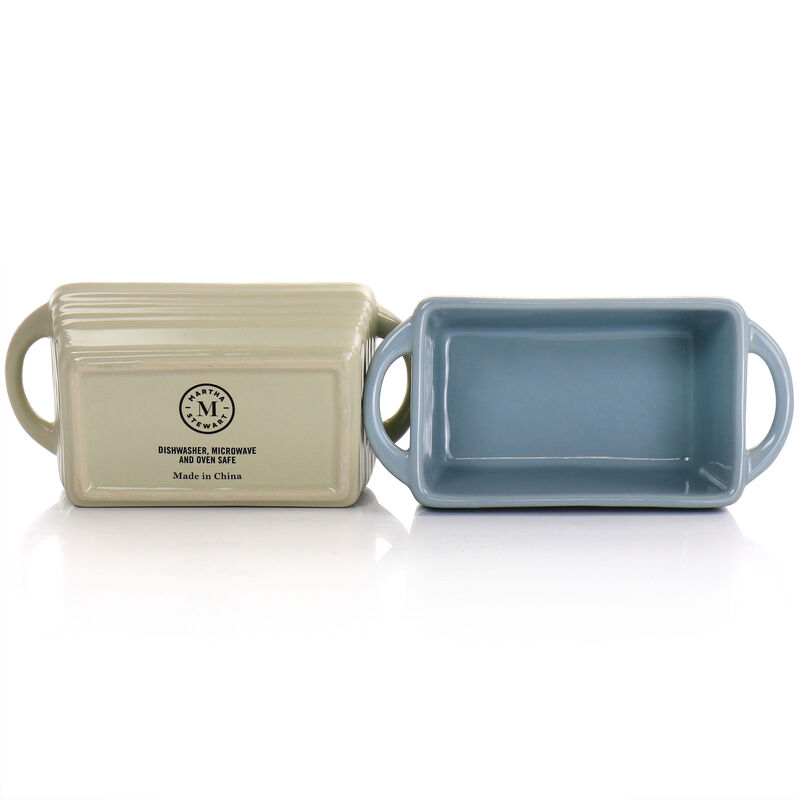 Martha Stewart 5.1 Inch Mini Loaf Pan 4 Piece Set in Assorted Colors