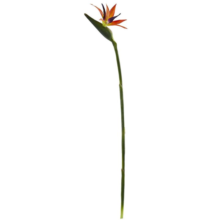 Nearly Natural 35-in-in Bird of Paradise Artificial Flower (Set of 4)