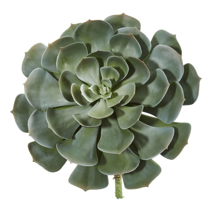 Nearly Natural 13-in Giant Echeveria Succulent Pick l Plant (Set of 2)