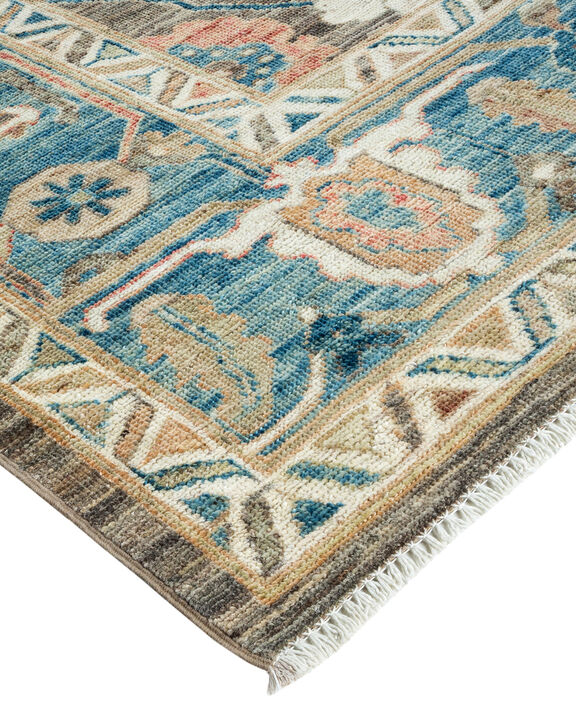 Oushak, One-of-a-Kind Hand-Knotted Area Rug  - Beige, 8' 2" x 9' 10"