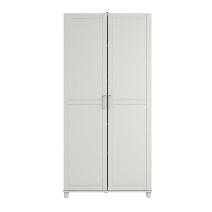 Callahan 36" Utility Storage Cabinet, White