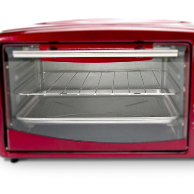 Brentwood 9-Liter (4 Slice) Toaster Oven Broiler (Red)