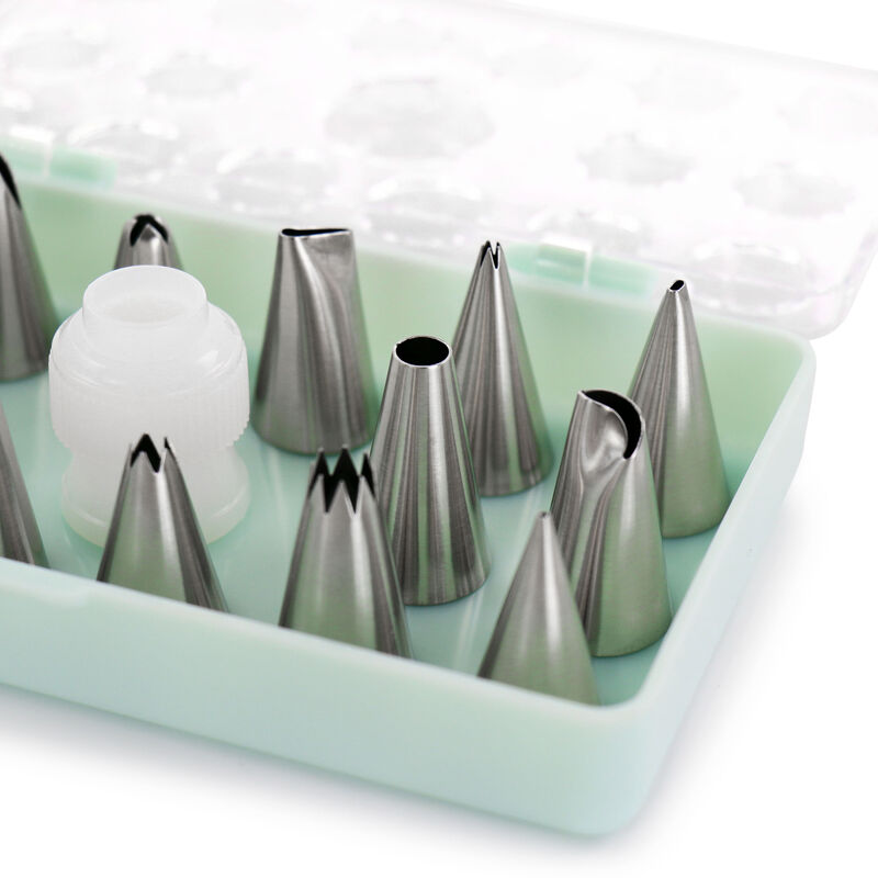 Martha Stewart 16 Piece Stainless Steel Assorted Cake Decorating Nozzles