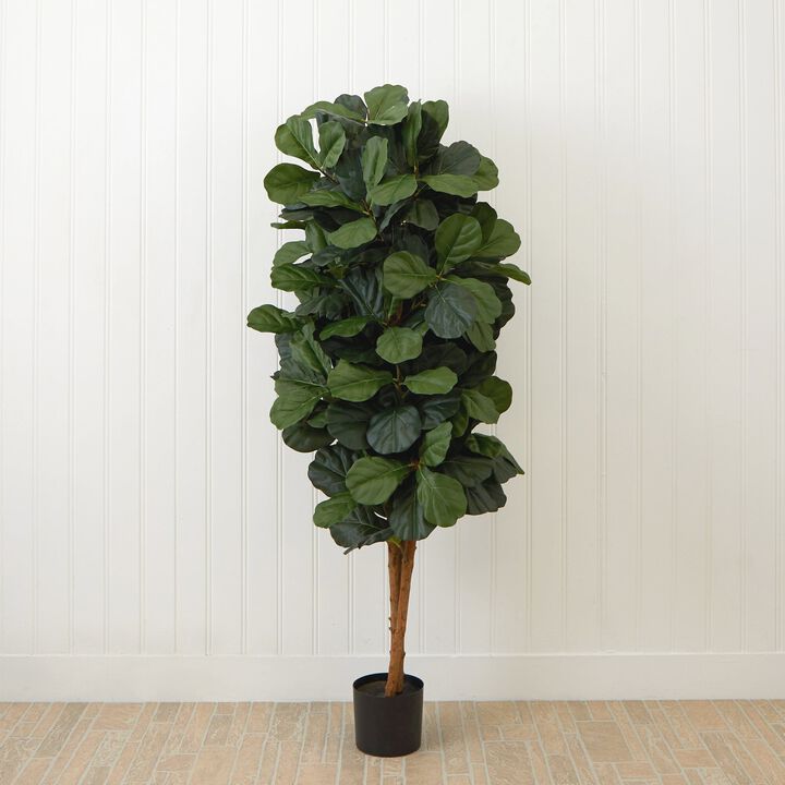Nearly Natural 6-ft Fiddle Leaf Fig Artificial Tree