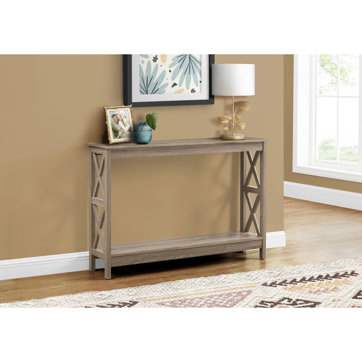 Monarch Specialties I 2791 Accent Table, Console, Entryway, Narrow, Sofa, Living Room, Bedroom, Laminate, Brown, Contemporary, Modern