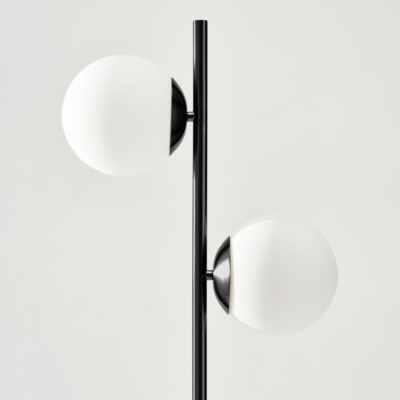 Sphere LED Floor Lamp - Black