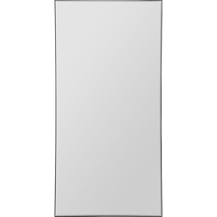 60" Black Framed Rectangular Wall Mirror