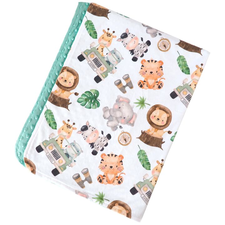 Honey Lemonade - Premium Baby & Toddler Minky Blanket (Safari)
