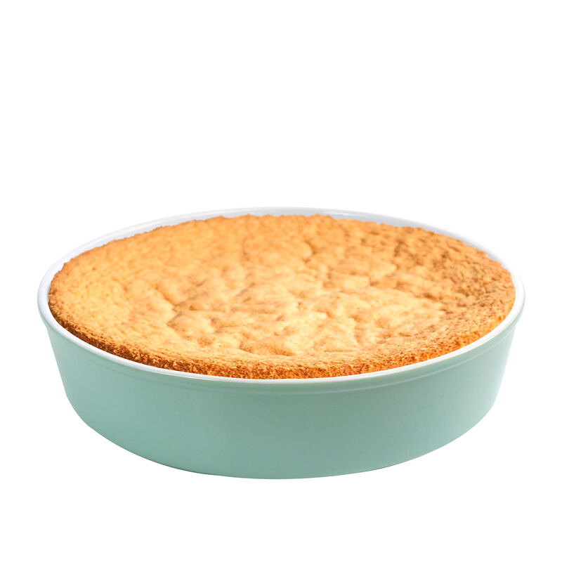 Martha Stewart Stoneware Pie Pan in Turquoise