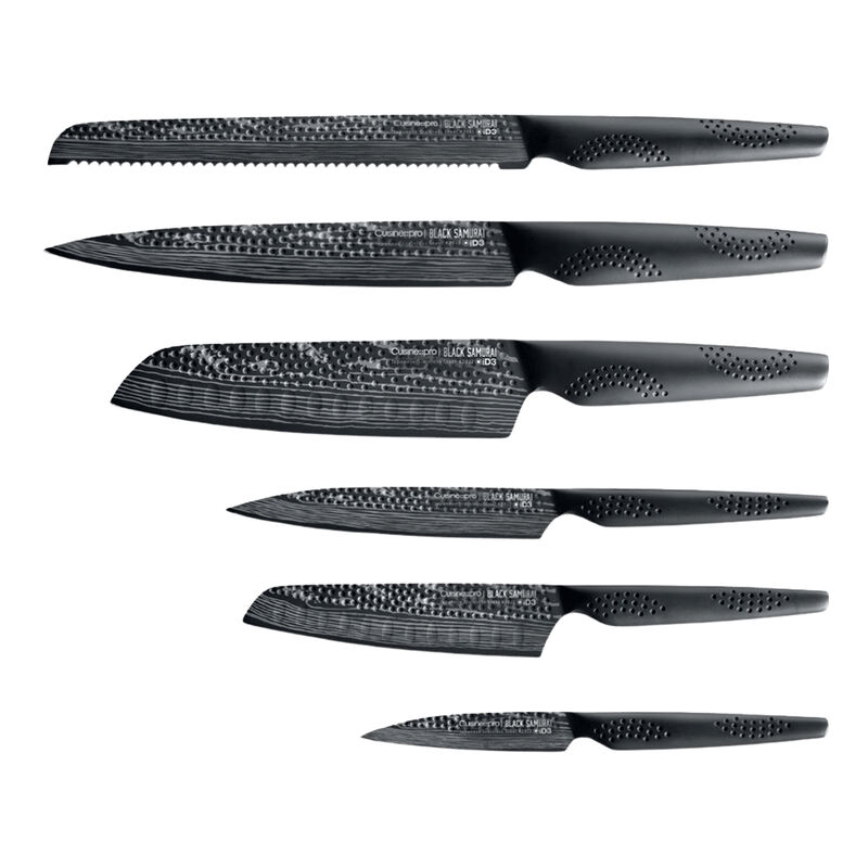 iD3® BLACK SAMURAI™ Gozen Knife Block 7 Piece