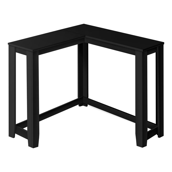 Monarch Specialties I 3657 Accent Table, Console, Entryway, Narrow, Corner, Living Room, Bedroom, Laminate, Black, Transitional