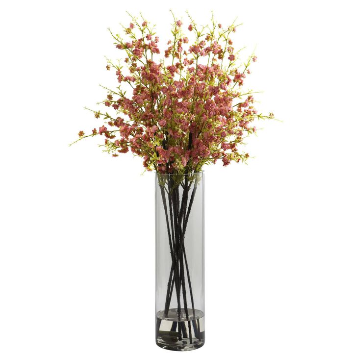 Nearly Natural Giant Cherry Blossom Arrangement Pink