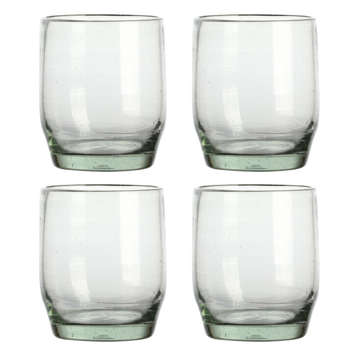 Cravings By Chrissy Teigen 4 Piece 8.2 Ounce Clear Glass Spanish Double Old Fashion Set