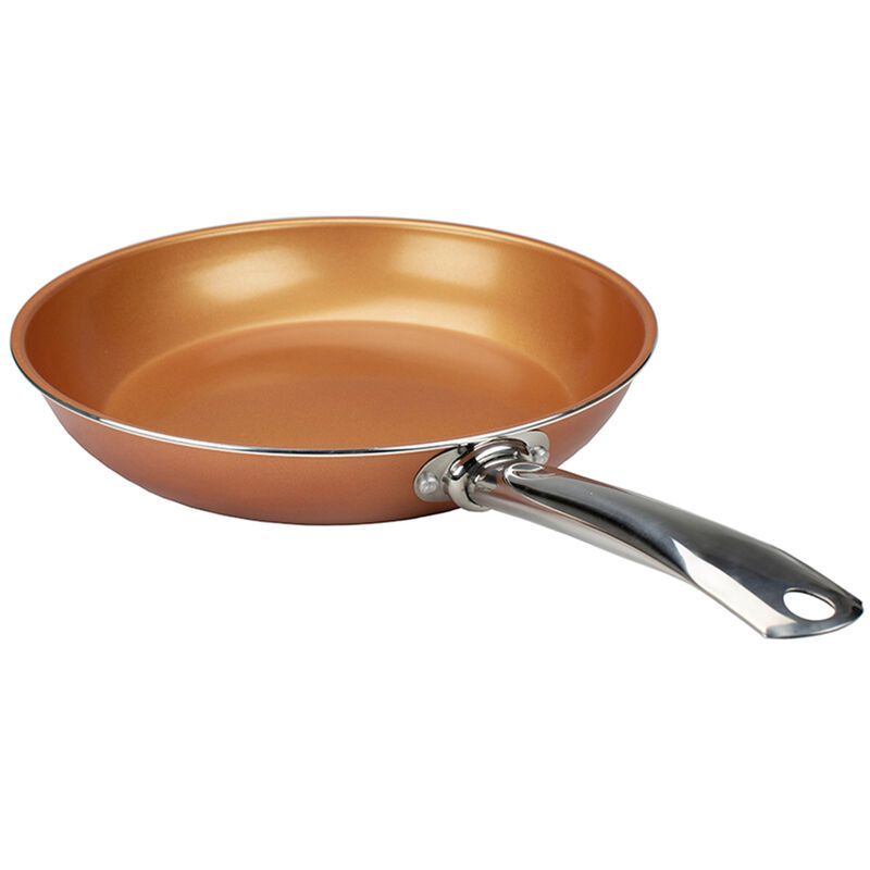 Brentwood Induction Copper 11.5 Inch Frying Pan Set with Non-Stick, Ceramic Coating